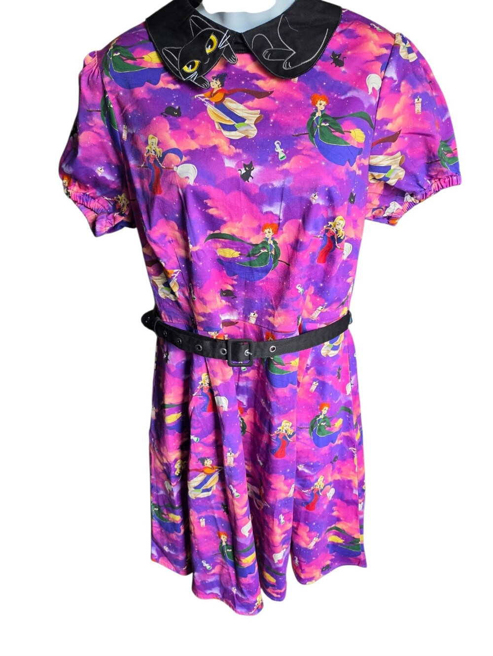 Loungefly Stitch Shoppe Hocus Pocus Sunset Natasha Dress Size Large (With Belt)